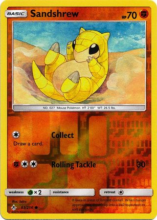 Unbroken Bonds - 083/214 - Sandshrew - Reverse Holo