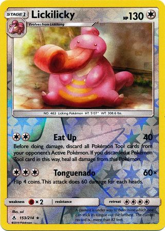 Unbroken Bonds - 153/214 - Lickilicky - Reverse Holo