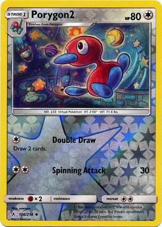Unbroken Bonds - 156/214 - Porygon2 - Reverse Holo