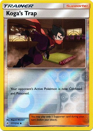 Unbroken Bonds - 177/214 - Koga's Trap - Reverse Holo