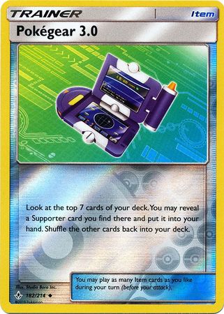 Unbroken Bonds - 182/214 - Pokégear 3.0 - Reverse Holo