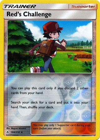 Unbroken Bonds - 184/214 - Red's Challenge - Reverse Holo
