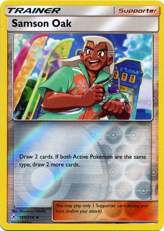 Unbroken Bonds - 185/214 - Samson Oak - Reverse Holo