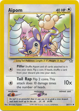 Neo Genesis - 026/111 - Aipom