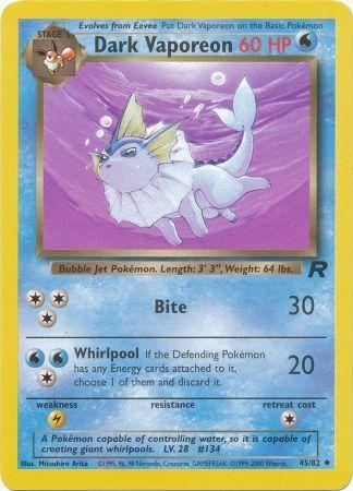 Team Rocket - 045/082 - Dark Vaporeon