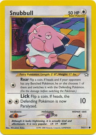 Neo Genesis - 074/111 - Snubbull