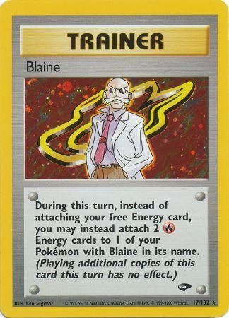 Gym Challenge - 017/132 - Blaine - Holo
