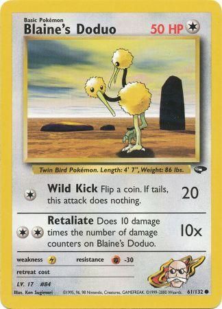 Gym Challenge - 061/132 - Blaine's Doduo