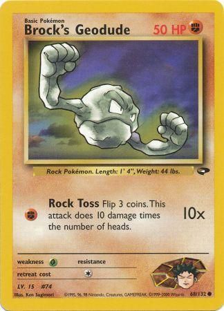 Gym Challenge - 068/132 - Brock's Geodude
