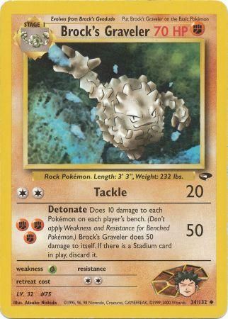 Gym Challenge - 034/132 - Brock's Graveler