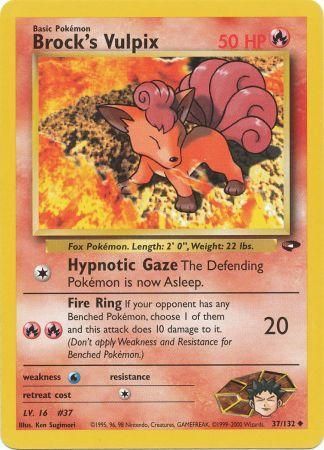 Gym Challenge - 037/132 - Brock's Vulpix