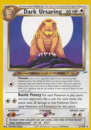 Neo Destiny - 021/105 - Dark Ursaring