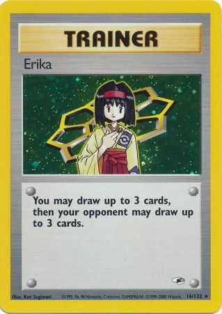 Gym Heroes - 016/132 - Erika - Holo