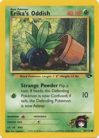 Gym Challenge - 070/132 - Erika's Oddish