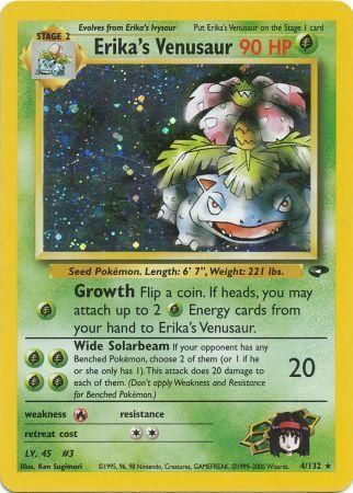 Gym Challenge - 004/132 - Erika's Venusaur - Holo