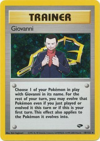 Gym Challenge - 018/132 - Giovanni - Holo