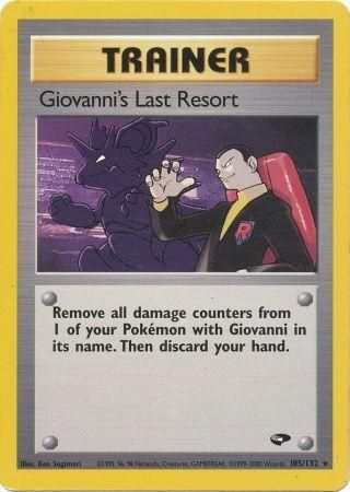 Gym Challenge - 105/132 - Giovanni's Last Resort