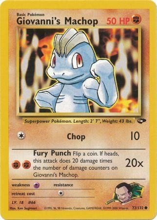 Gym Challenge - 072/132 - Giovanni's Machop