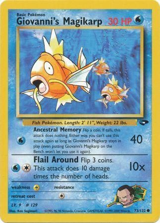 Gym Challenge - 073/132 - Giovanni's Magikarp