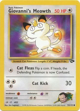 Gym Challenge - 074/132 - Giovanni's Meowth