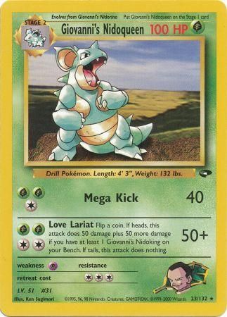 Gym Challenge - 023/132 - Giovanni's Nidoqueen
