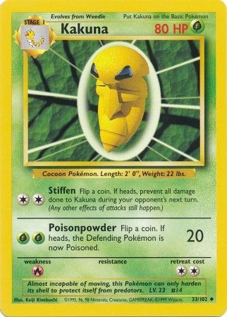 Base Set - 033/102 - Kakuna