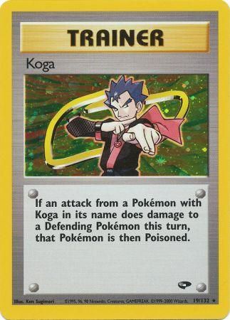 Gym Challenge - 019/132 - Koga - Holo
