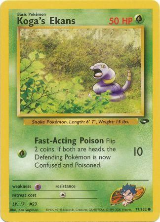 Gym Challenge - 077/132 - Koga's Ekans