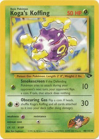 Gym Challenge - 048/132 - Koga's Koffing