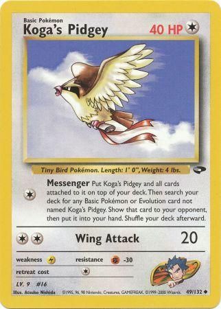 Gym Challenge - 049/132 - Koga's Pidgey