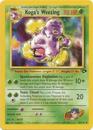 Gym Challenge - 050/132 - Koga's Weezing