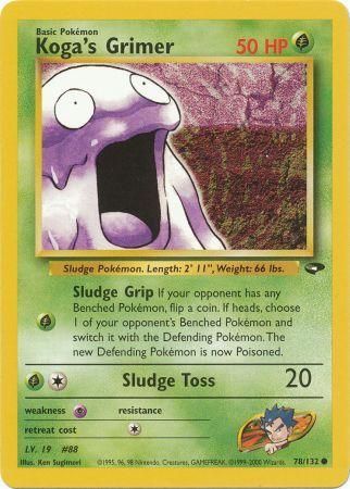 Gym Challenge - 078/132 - Koga's Grimer