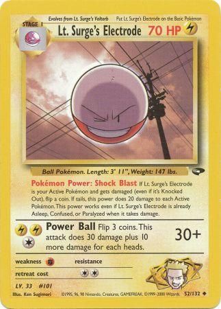 Gym Challenge - 052/132 - Lt. Surge's Electrode