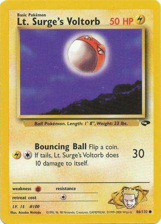 Gym Challenge - 086/132 - Lt. Surge's Voltorb