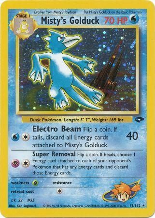 Gym Challenge - 012/132 - Misty's Golduck - Holo