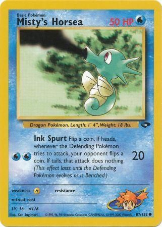 Gym Challenge - 087/132 - Misty's Horsea