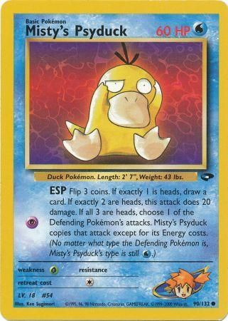 Gym Challenge - 090/132 - Misty's Psyduck