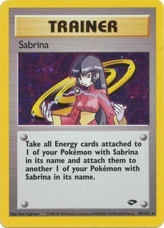 Gym Challenge - 020/132 - Sabrina - Holo