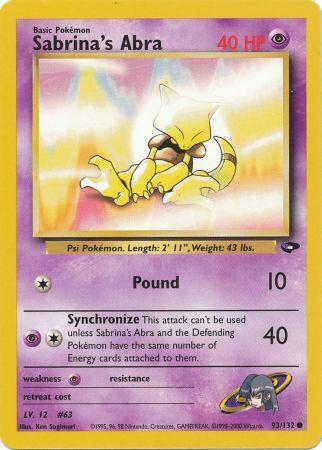Gym Challenge - 093/132 - Sabrina's Abra