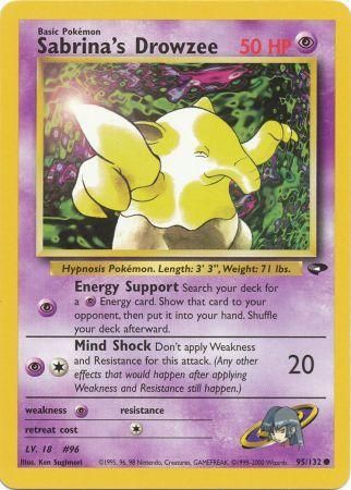 Gym Challenge - 095/132 - Sabrina's Drowzee