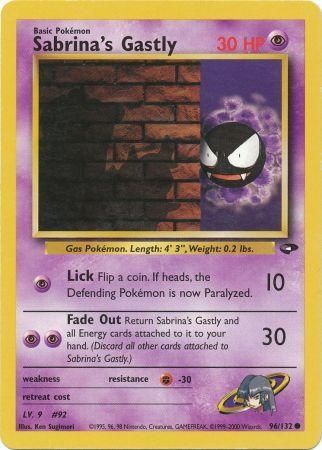 Gym Challenge - 096/132 - Sabrina's Gastly