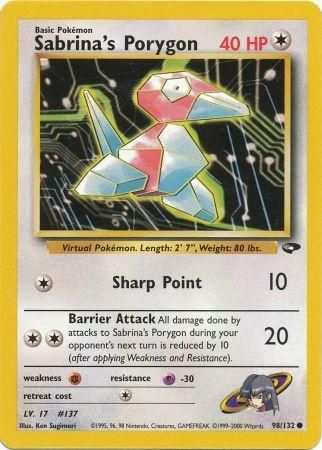 Gym Challenge - 098/132 - Sabrina's Porygon