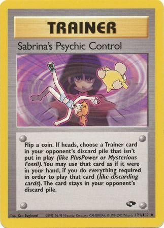 Gym Challenge - 121/132 - Sabrina's Psychic Control