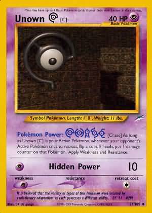 Neo Destiny - 057/105 - Unown [C]