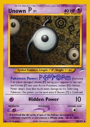 Neo Destiny - 058/105 - Unown [P]