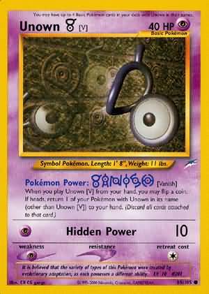 Neo Destiny - 089/105 - Unown [V]