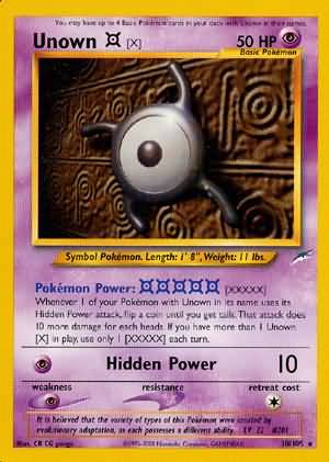 Neo Destiny - 030/105 - Unown [X]