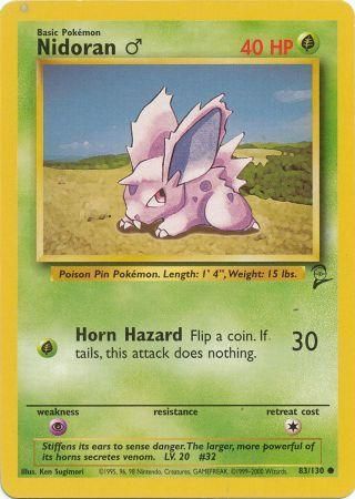 Base Set 2 - 083/130 - Nidoran ♂