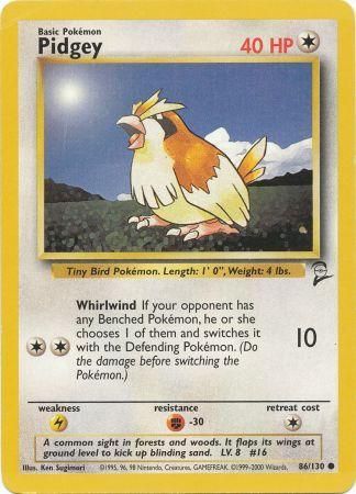 Base Set 2 - 086/130 - Pidgey