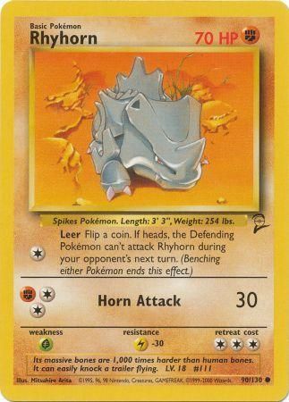 Base Set 2 - 090/130 - Rhyhorn